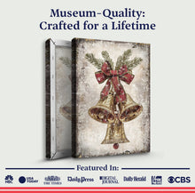 Load image into Gallery viewer, Vintage Christmas Bells Wall Art