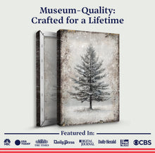 Load image into Gallery viewer, Vintage Christmas Tree Wall Art IX