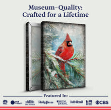 Load image into Gallery viewer, Vintage Cardinal Christmas Wall Art