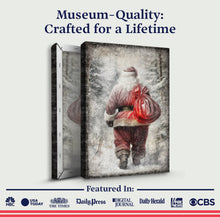 Load image into Gallery viewer, Vintage Christmas Santa Claus Wall Art III