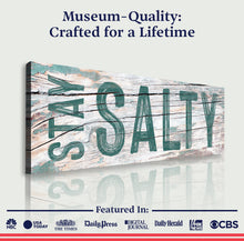 Load image into Gallery viewer, Stay Salty Coastal Sign VI