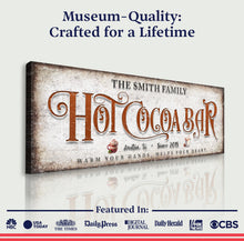 Load image into Gallery viewer, Hot Chocolate Christmas Bar Sign II