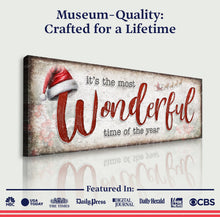 Load image into Gallery viewer, It's The Most Wonderful Time Of The Year Christmas Sign III