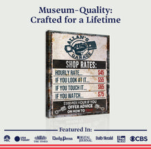 Load image into Gallery viewer, Garage Rules Sign