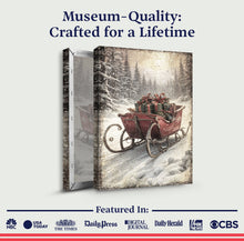 Load image into Gallery viewer, Vintage Christmas Sleigh Sled Wall Art IV