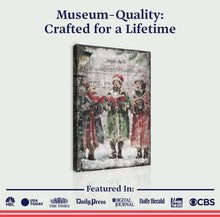 Load image into Gallery viewer, Vintage Christmas Carolers Wall Art II
