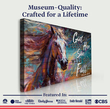 Load image into Gallery viewer, God Is Within Her She Will Not Fall Psalm 46:5 Faith Sign V