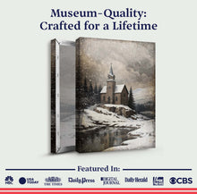 Load image into Gallery viewer, Vintage Church Christmas Wall Art II