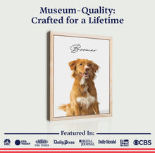 Load image into Gallery viewer, Custom Pet Memorial Portrait Watercolor Sign