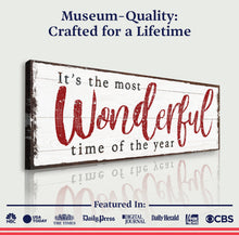 Load image into Gallery viewer, It's The Most Wonderful Time Of The Year Christmas Sign VI