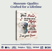 Load image into Gallery viewer, Pet Memorial Sign I Am Your Friend