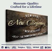 Load image into Gallery viewer, New Home Sign II