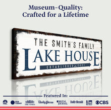 Load image into Gallery viewer, Family Lake House Arrow Sign