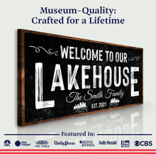 Load image into Gallery viewer, Welcome To Our Lakehouse Sign II
