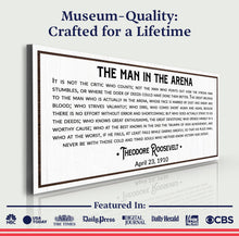 Load image into Gallery viewer, The Man In The Arena Sign VIII