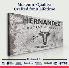 Load image into Gallery viewer, Cattle Company Sign II