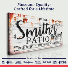 Load image into Gallery viewer, Family Patio Sign II