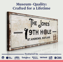 Load image into Gallery viewer, 19th Hole Golf Personalized Sign