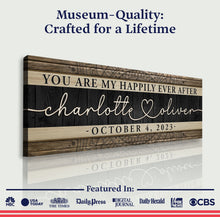 Load image into Gallery viewer, Personalized Happily Ever After Couple Sign V