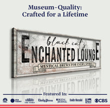 Load image into Gallery viewer, Black Cat's Enchanted Lounge Halloween Sign III