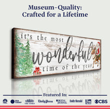 Load image into Gallery viewer, It's The Most Wonderful Time Of The Year Christmas Sign II