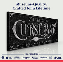 Load image into Gallery viewer, The Witch's Curse Bar Halloween Sign