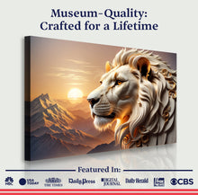 Load image into Gallery viewer, 3D Majestic Lion Wall Art IV
