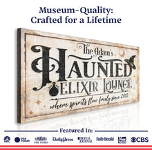 Load image into Gallery viewer, The Haunted Elixir Lounge Halloween Sign II