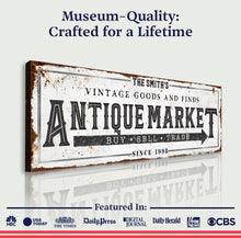 Load image into Gallery viewer, Vintage Antique Market Sign II
