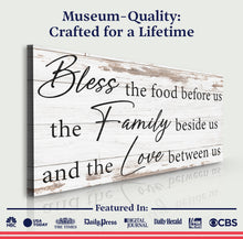Load image into Gallery viewer, Bless The Food, Family, And Love Sign V