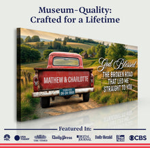 Load image into Gallery viewer, Custom Vintage Truck Couple Sign III
