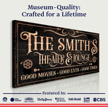 Load image into Gallery viewer, Personalized Theater Sign V