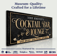 Load image into Gallery viewer, Cocktail Bar And Lounge Sign