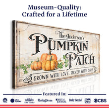 Load image into Gallery viewer, Personalized Pumpkin Patch Sign III