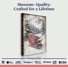 Load image into Gallery viewer, Vintage Christmas Sledge Wall Art