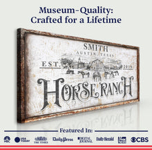 Load image into Gallery viewer, Rustic Vintage Horse Ranch Farmhouse Sign III