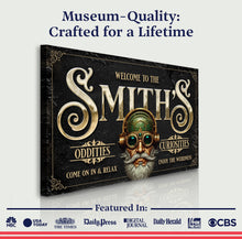 Load image into Gallery viewer, Personalized Family Steampunk Sign