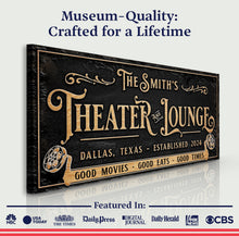 Load image into Gallery viewer, Personalized Theater Sign II