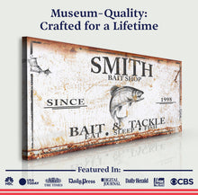 Load image into Gallery viewer, Bait and Tackle Sign