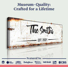 Load image into Gallery viewer, Family Rustic Sign