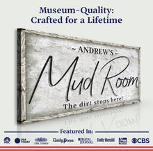 Load image into Gallery viewer, Personalized Mud Room Sign II