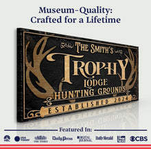 Load image into Gallery viewer, Personalized Family Antler Sign III