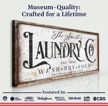 Load image into Gallery viewer, The Never Ending Cycle Laundry Sign