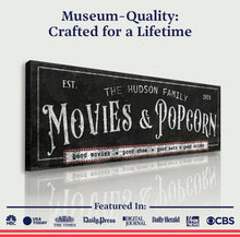 Load image into Gallery viewer, Personalized Movies &amp; Popcorn Sign II