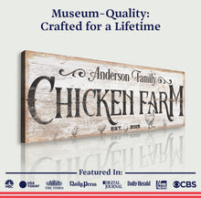 Load image into Gallery viewer, Chicken Farm Farmhouse Sign III