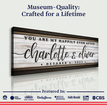 Load image into Gallery viewer, Personalized Happily Ever After Couple Sign II