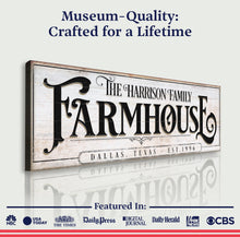 Load image into Gallery viewer, Vintage Rust Farmhouse Sign