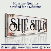 Load image into Gallery viewer, Personalized She Shed Sign XV