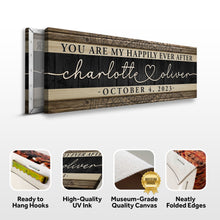 Load image into Gallery viewer, Personalized Happily Ever After Couple Sign V