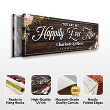Load image into Gallery viewer, Personalized Happily Ever After Couple Sign